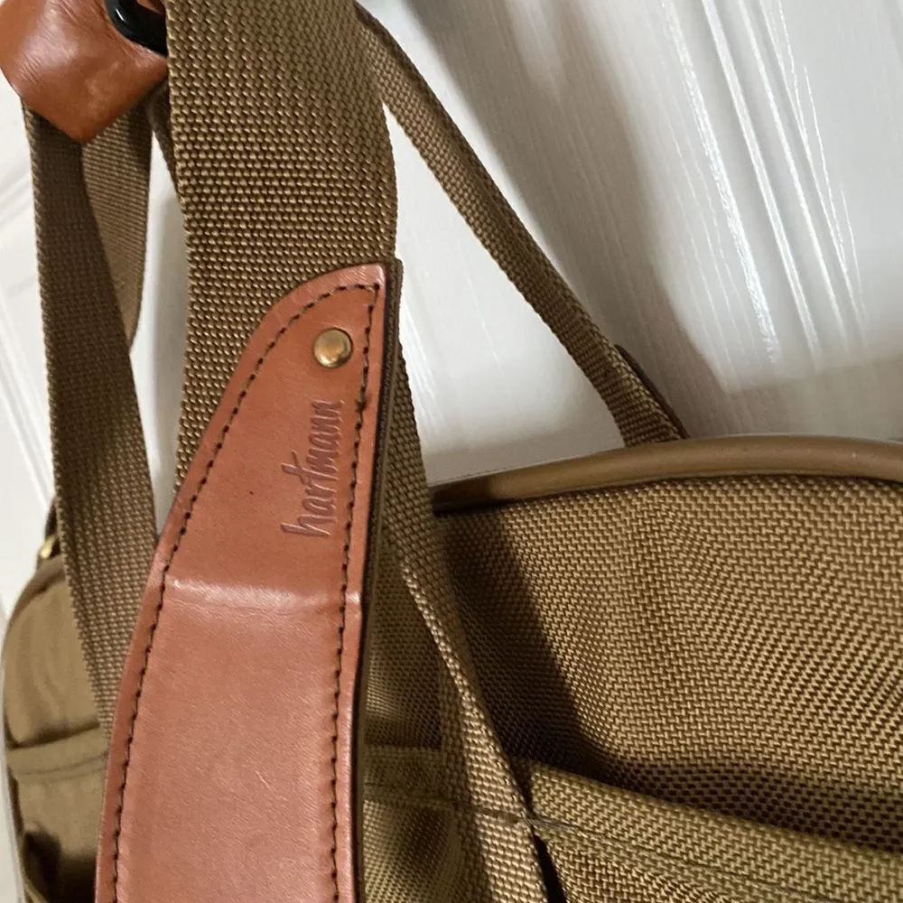 HARTMANN Nylon with Leather Briefcase